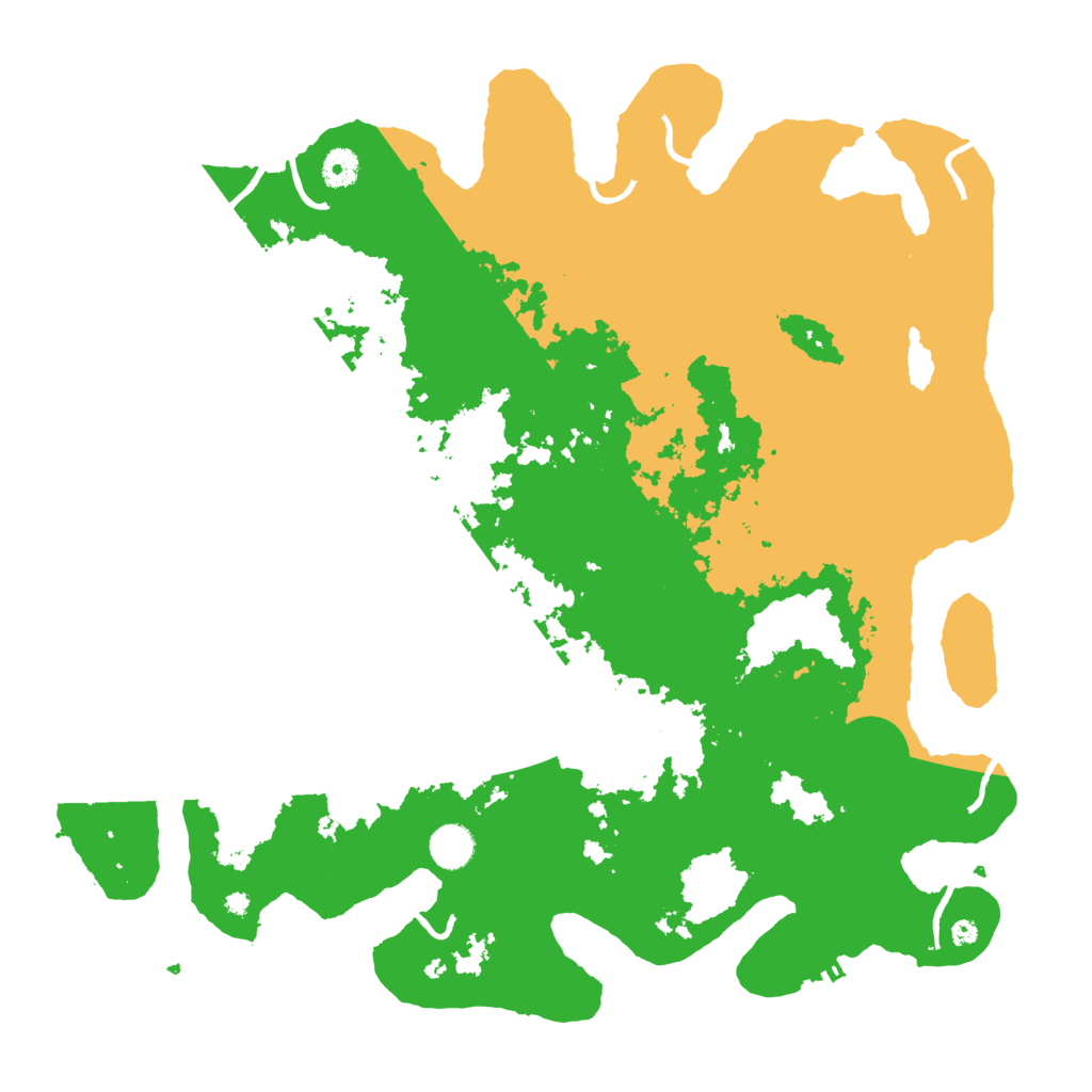 Biome Rust Map: Procedural Map, Size: 4300, Seed: 1207389921
