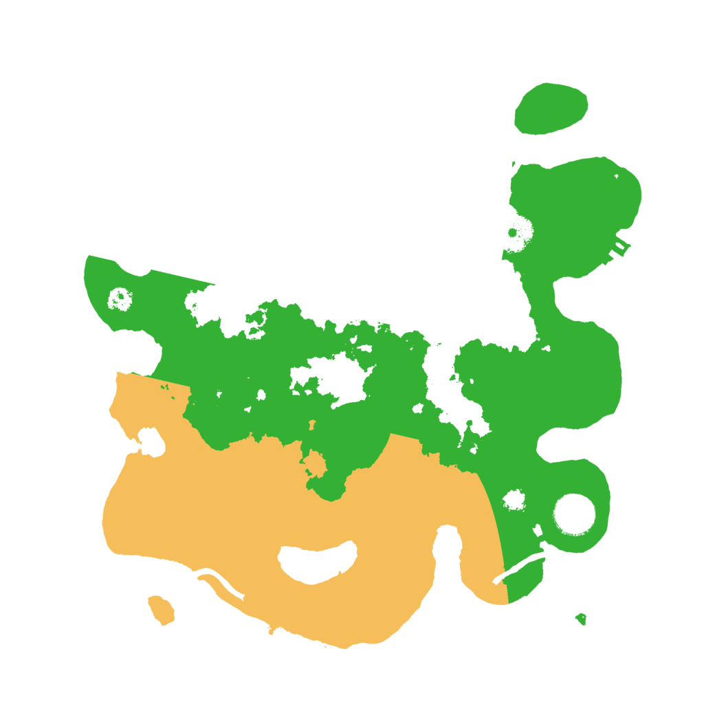 Biome Rust Map: Procedural Map, Size: 3000, Seed: 20028