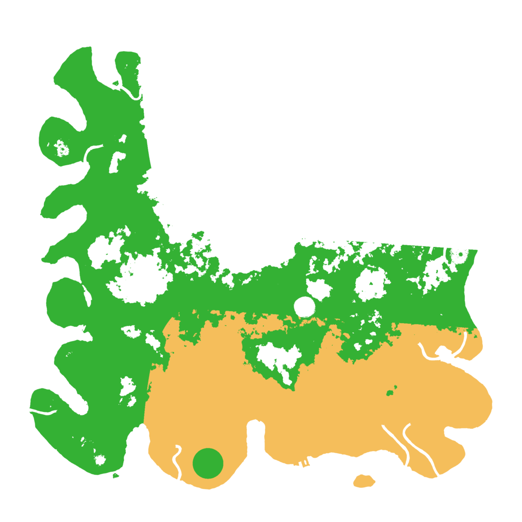 Biome Rust Map: Procedural Map, Size: 4500, Seed: 1052