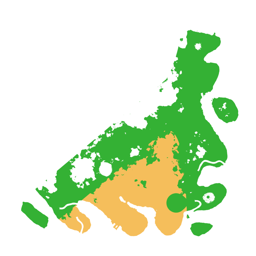 Biome Rust Map: Procedural Map, Size: 3500, Seed: 798857688