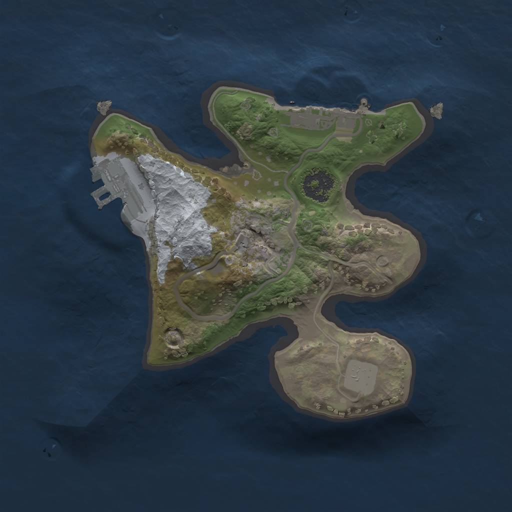 Rust Map: Procedural Map, Size: 1700, Seed: 97652111, 7 Monuments