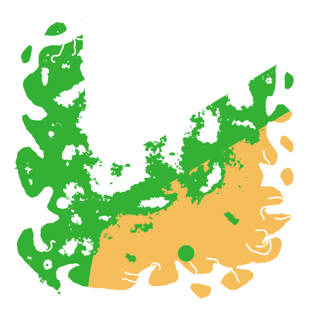 Biome Rust Map: Procedural Map, Size: 5000, Seed: 54508768