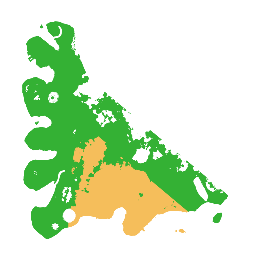 Biome Rust Map: Procedural Map, Size: 3500, Seed: 409329