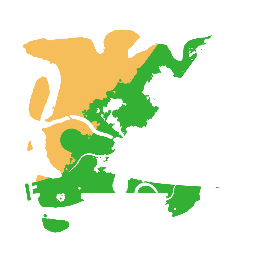 Biome Rust Map: Procedural Map, Size: 3000, Seed: 17715