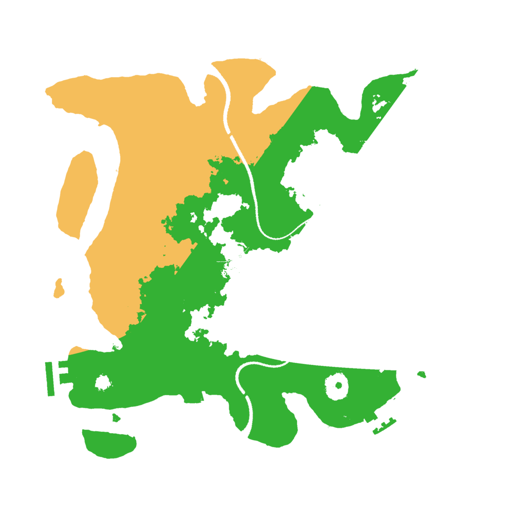Biome Rust Map: Procedural Map, Size: 3000, Seed: 17715