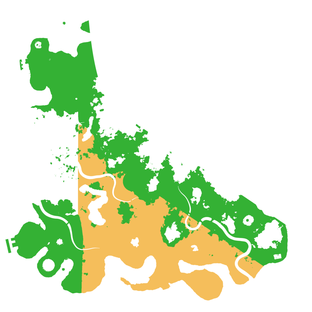 Biome Rust Map: Procedural Map, Size: 4500, Seed: 666019652