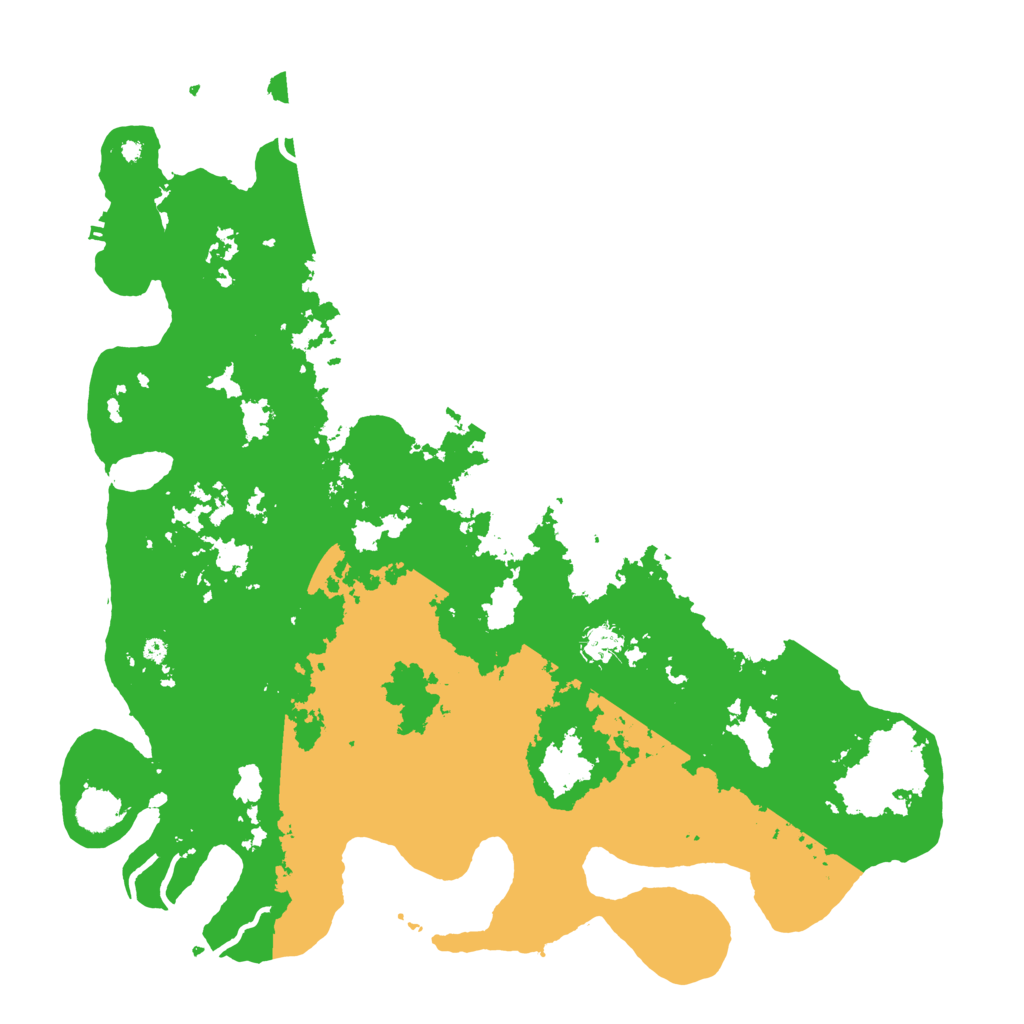 Biome Rust Map: Procedural Map, Size: 4500, Seed: 666019652