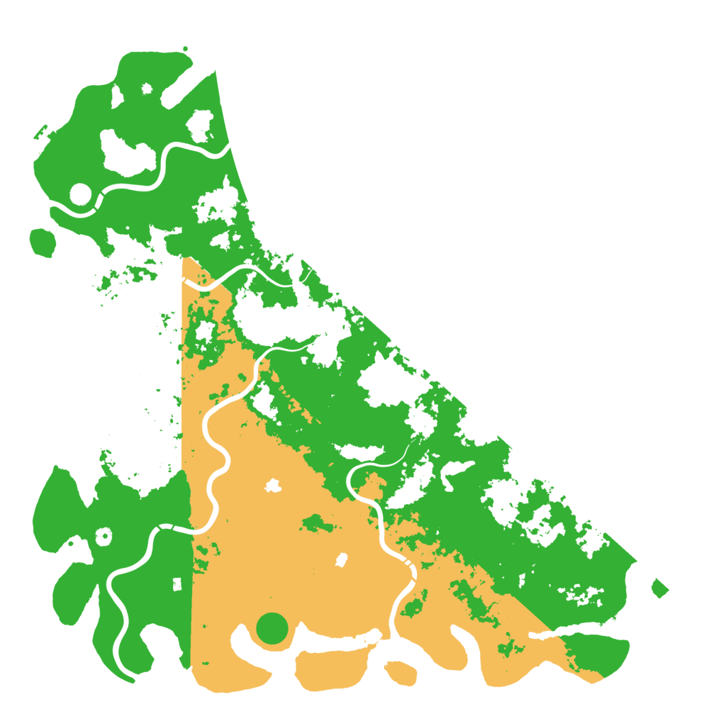 Biome Rust Map: Procedural Map, Size: 6000, Seed: 415605