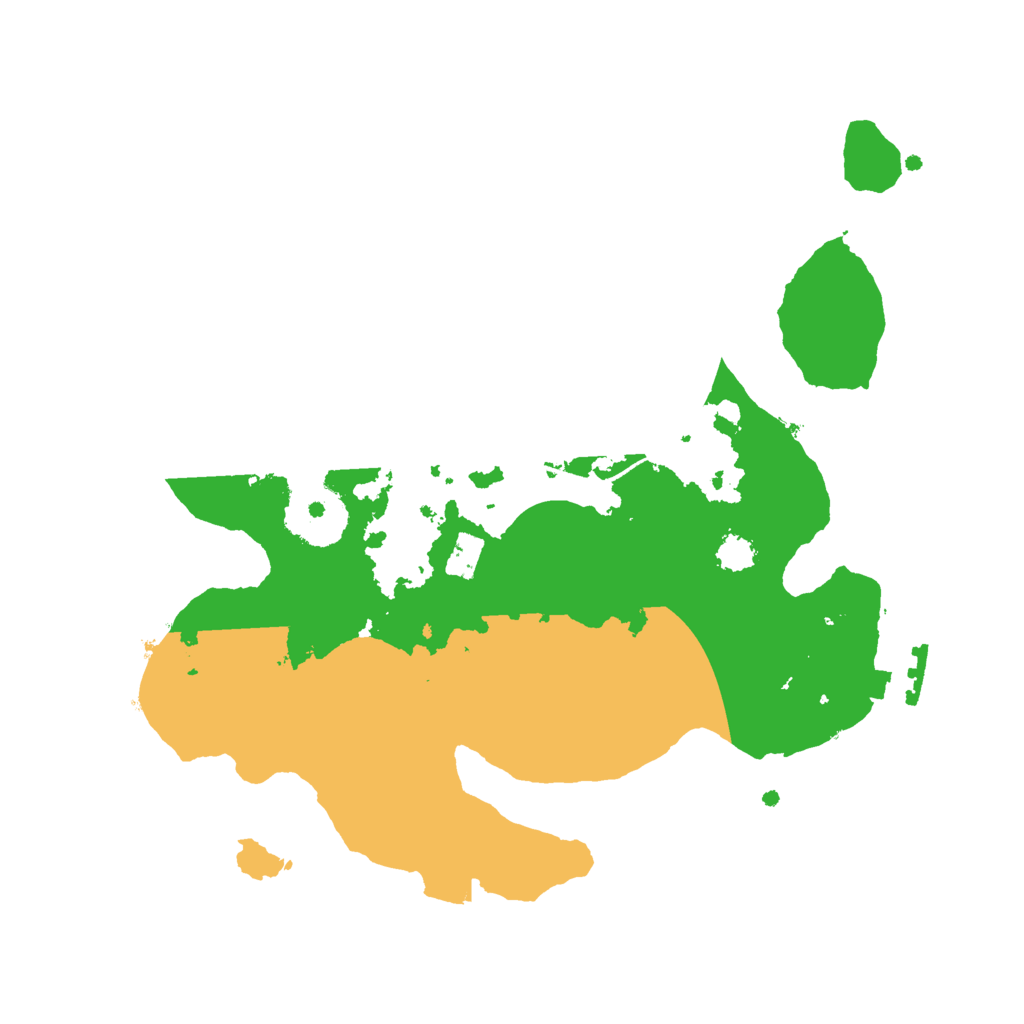 Biome Rust Map: Procedural Map, Size: 2500, Seed: 29741