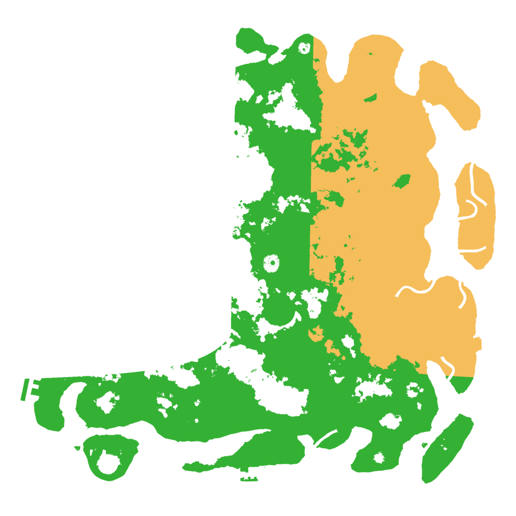 Biome Rust Map: Procedural Map, Size: 4500, Seed: 1252500