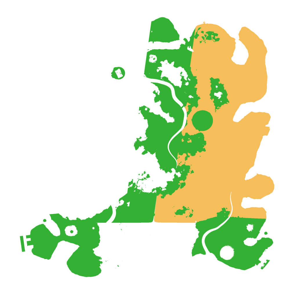 Biome Rust Map: Procedural Map, Size: 3800, Seed: 54733569
