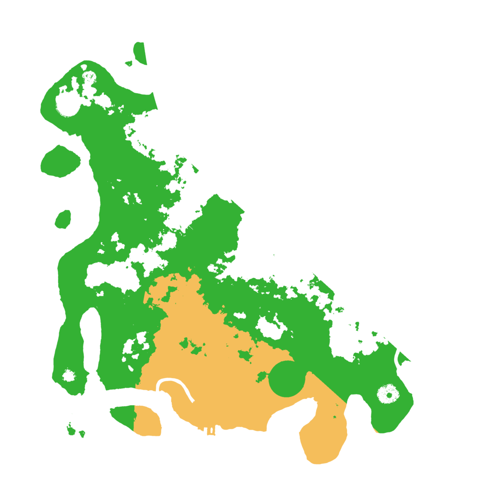 Biome Rust Map: Procedural Map, Size: 3700, Seed: 764352992