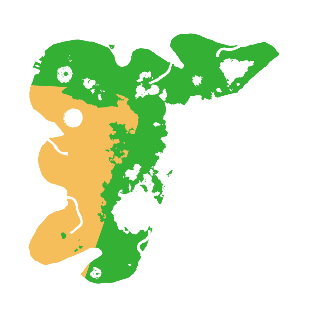 Biome Rust Map: Procedural Map, Size: 3000, Seed: 158803759
