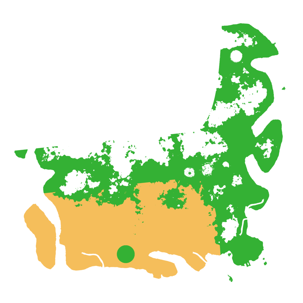 Biome Rust Map: Procedural Map, Size: 4500, Seed: 5612862