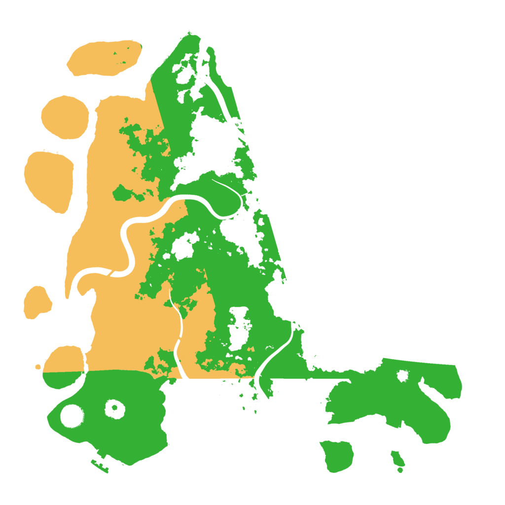 Biome Rust Map: Procedural Map, Size: 3800, Seed: 391688652