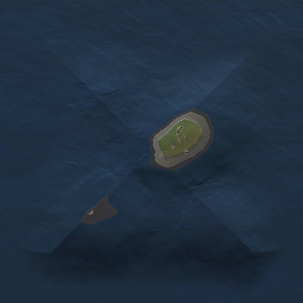 Rust Map: Procedural Map, Size: 1000, Seed: 1716679254, 3 Monuments