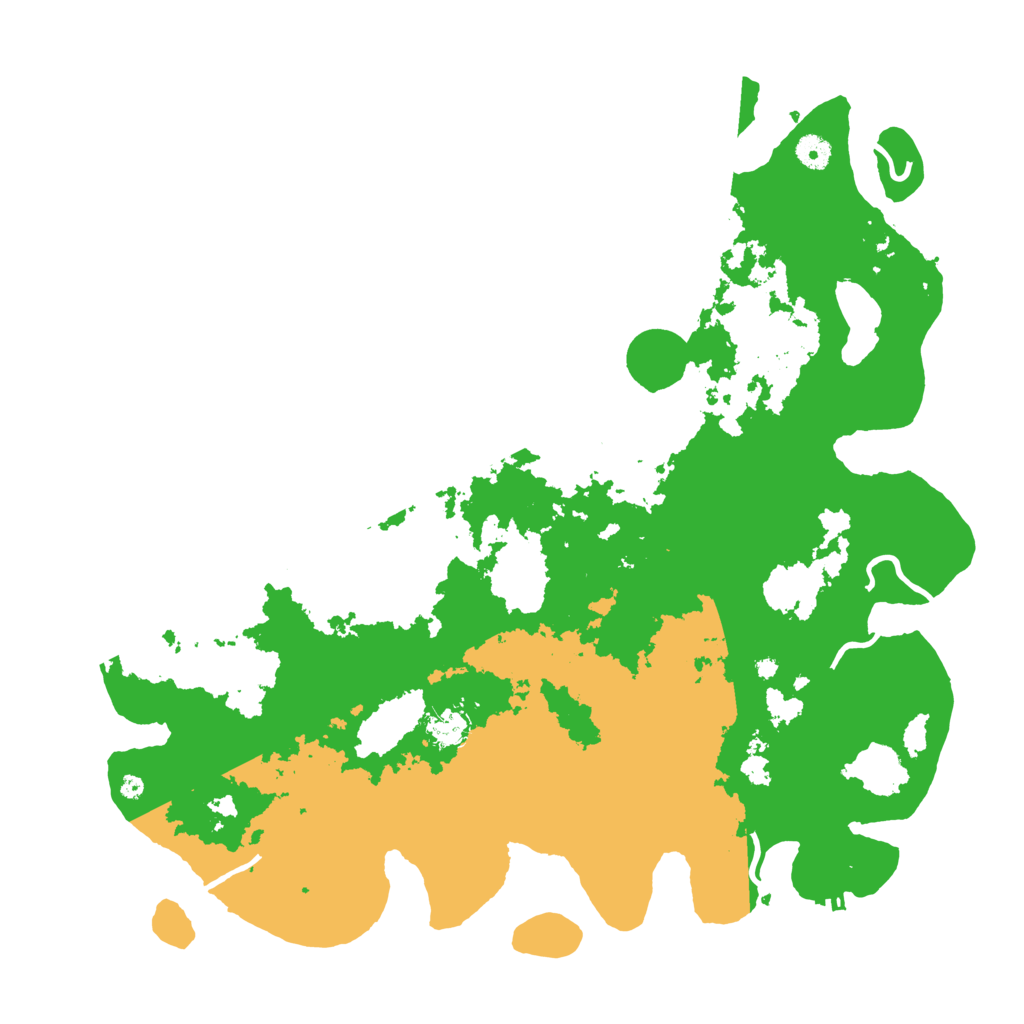 Biome Rust Map: Procedural Map, Size: 4500, Seed: 492655241