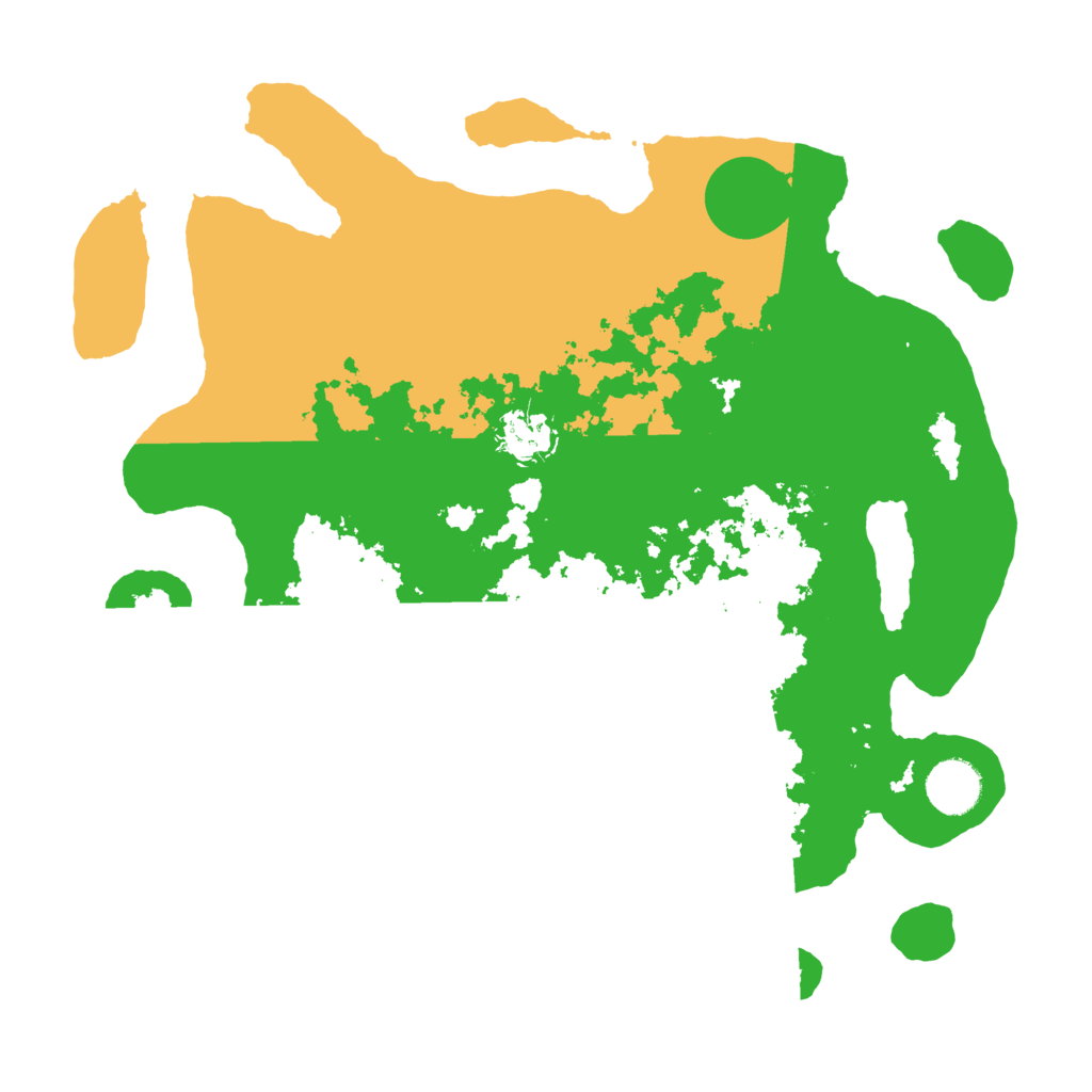 Biome Rust Map: Barren, Size: 3500, Seed: 367252238