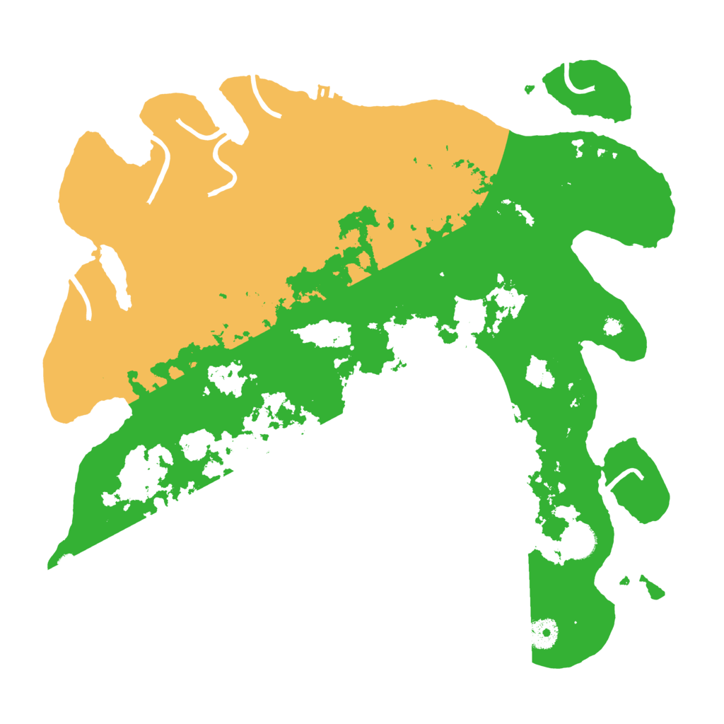 Biome Rust Map: Procedural Map, Size: 3700, Seed: 1721198446