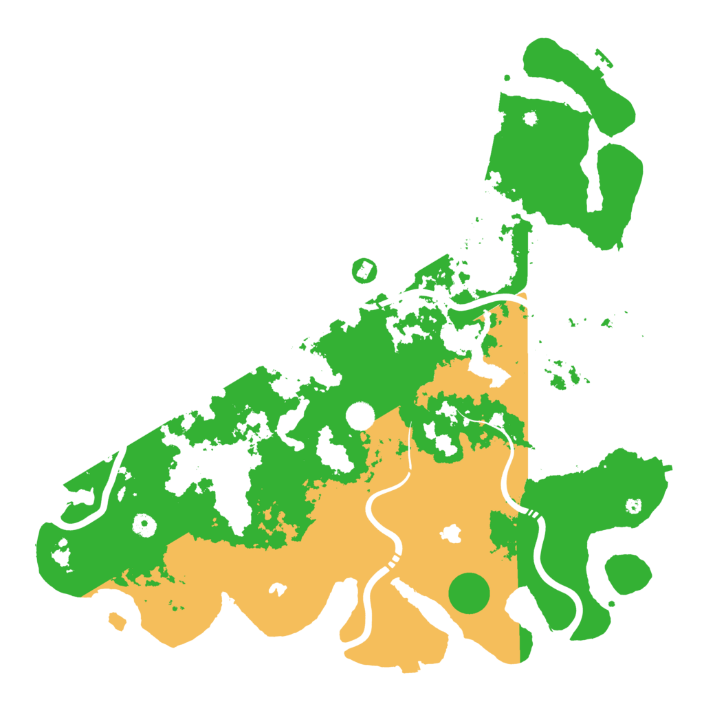 Biome Rust Map: Procedural Map, Size: 4500, Seed: 17012