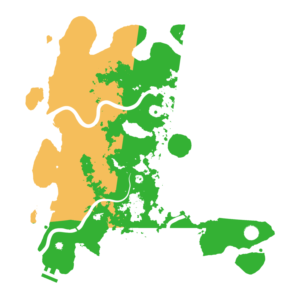 Biome Rust Map: Procedural Map, Size: 3650, Seed: 1713176740