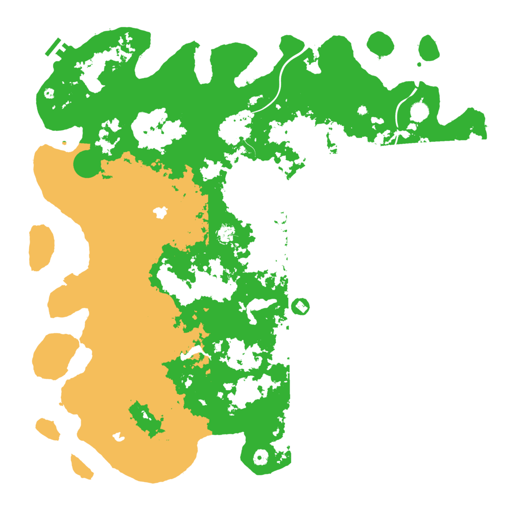 Biome Rust Map: Procedural Map, Size: 5000, Seed: 1884243216
