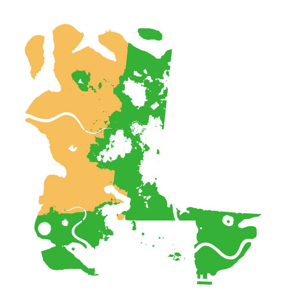 Biome Rust Map: Procedural Map, Size: 4000, Seed: 15598