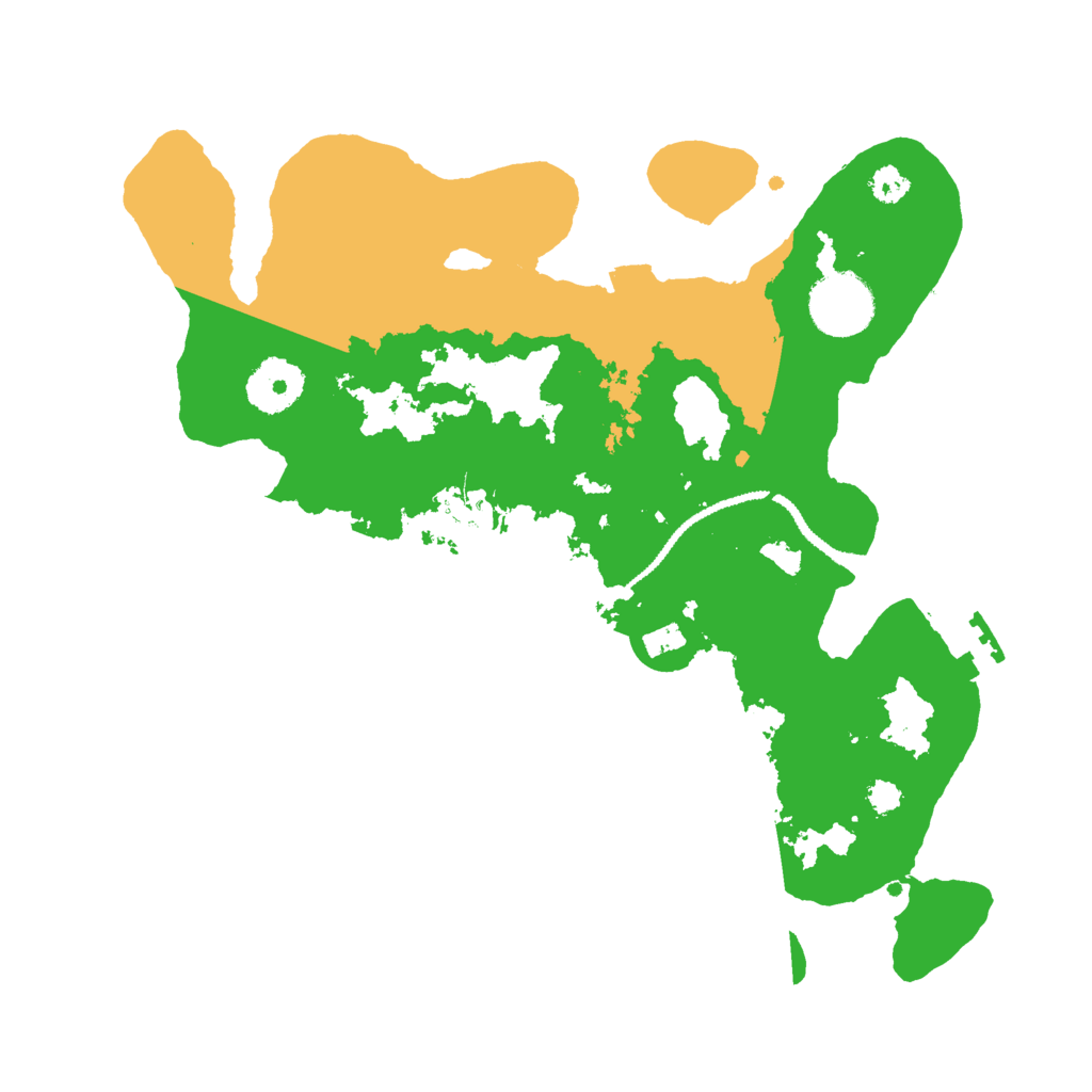 Biome Rust Map: Procedural Map, Size: 3000, Seed: 1095674700