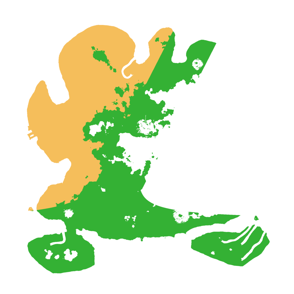 Biome Rust Map: Procedural Map, Size: 3000, Seed: 102020