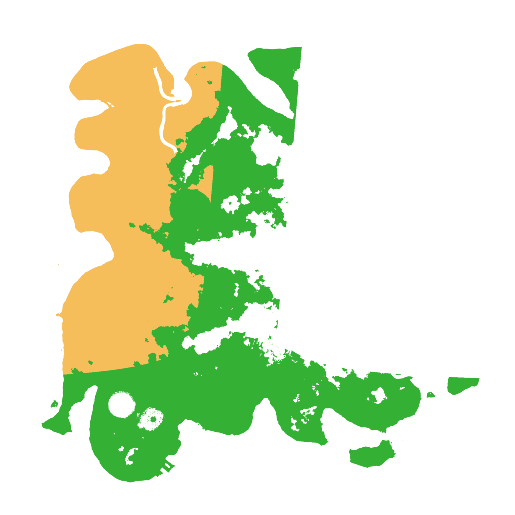 Biome Rust Map: Procedural Map, Size: 3500, Seed: 2080483507