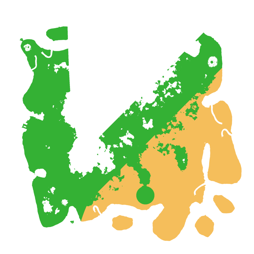 Biome Rust Map: Procedural Map, Size: 3700, Seed: 1156549553