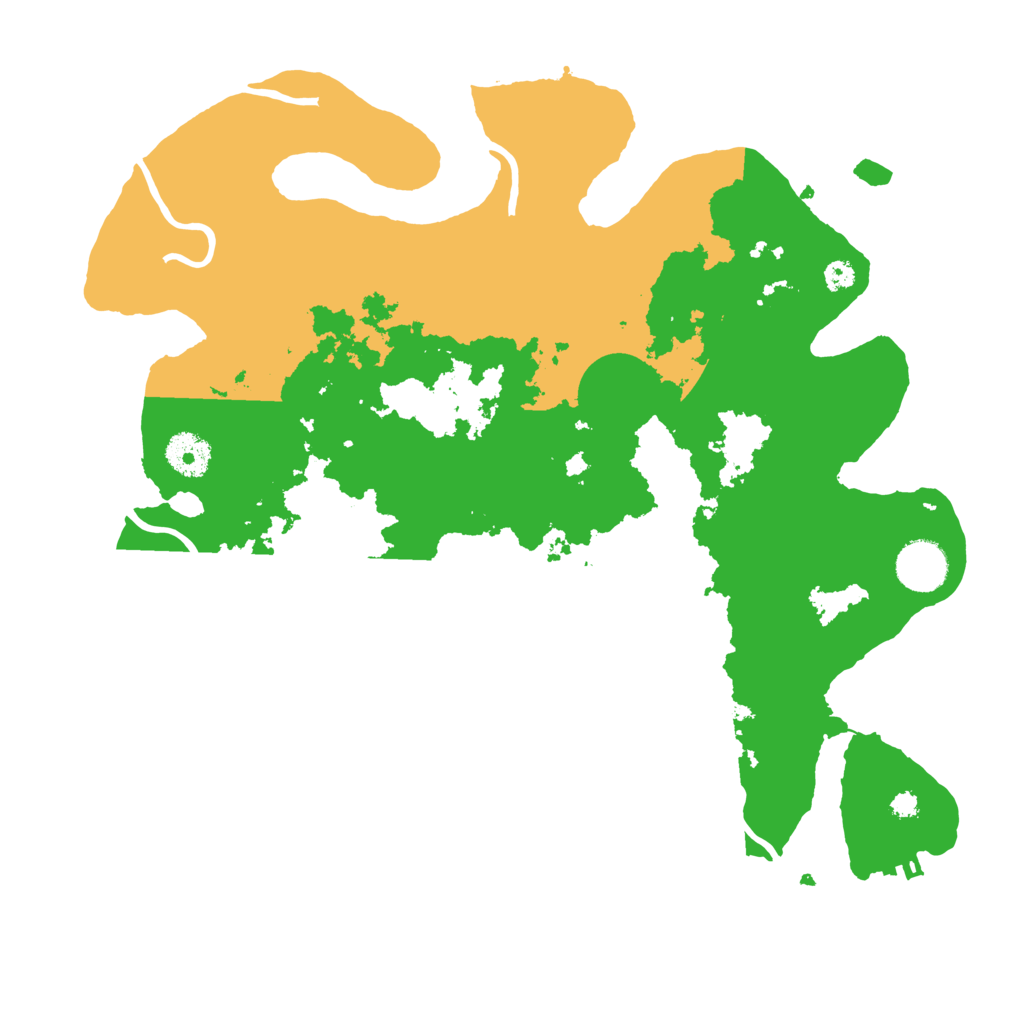 Biome Rust Map: Procedural Map, Size: 3500, Seed: 1157403868