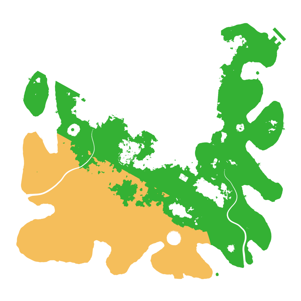 Biome Rust Map: Procedural Map, Size: 3750, Seed: 1254298408