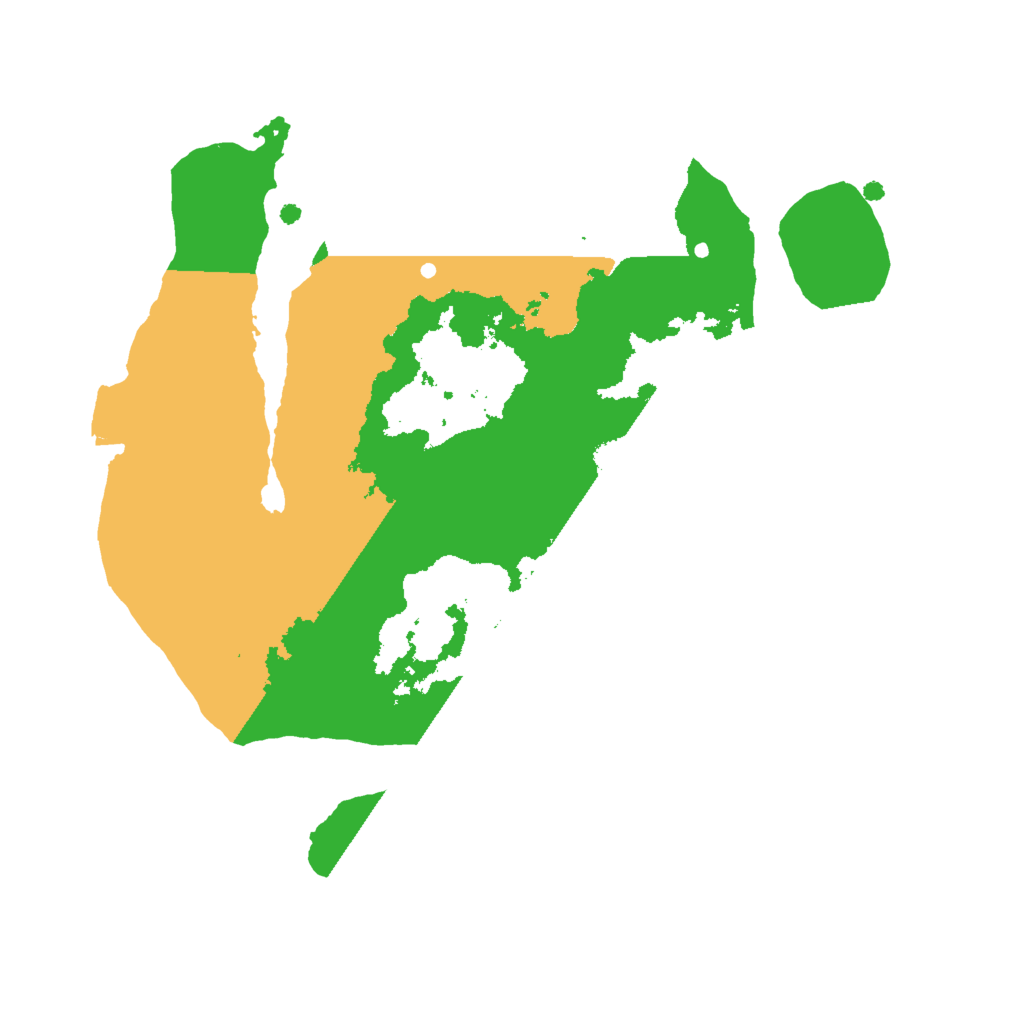 Biome Rust Map: Procedural Map, Size: 2000, Seed: 89784651