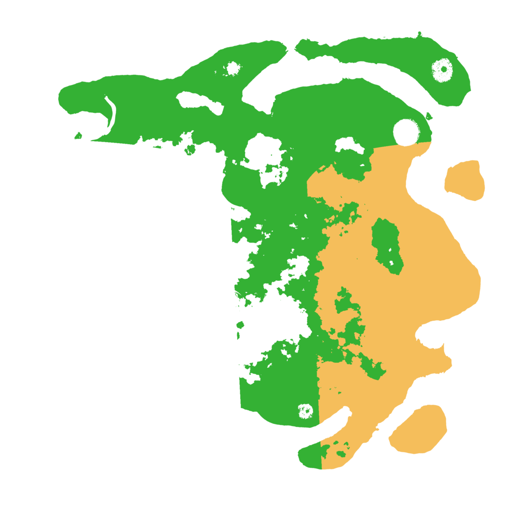 Biome Rust Map: Procedural Map, Size: 3500, Seed: 7458749