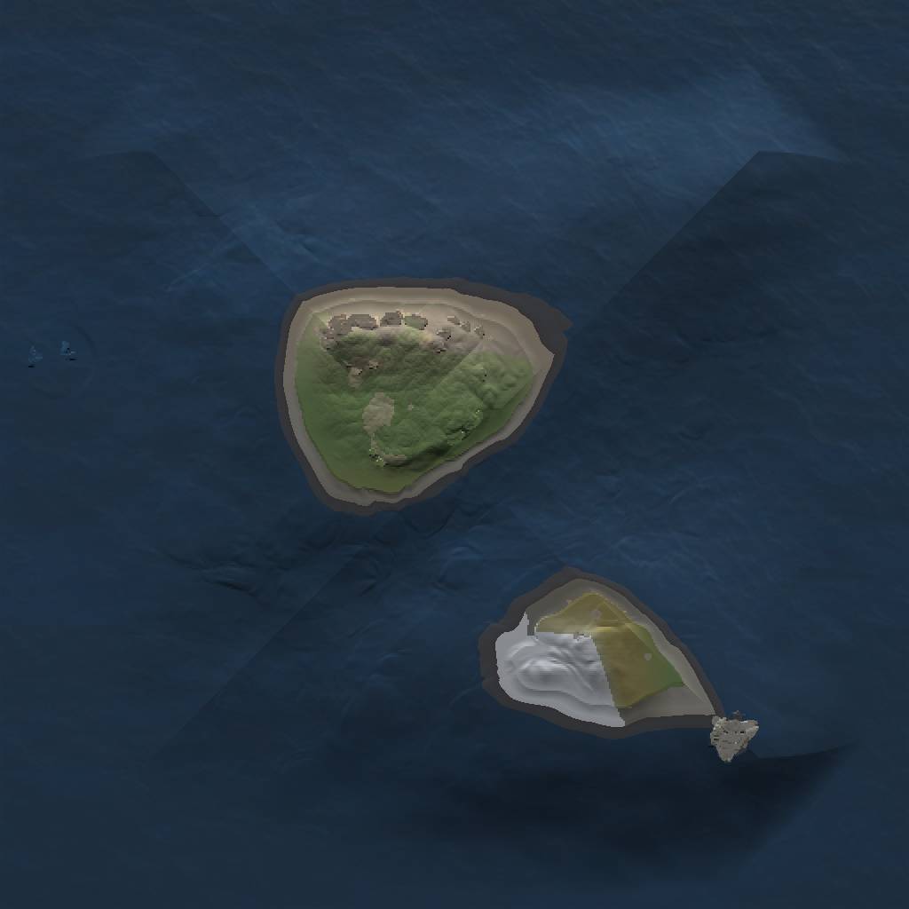 Rust Map: Procedural Map, Size: 1000, Seed: 1073372827, 3 Monuments