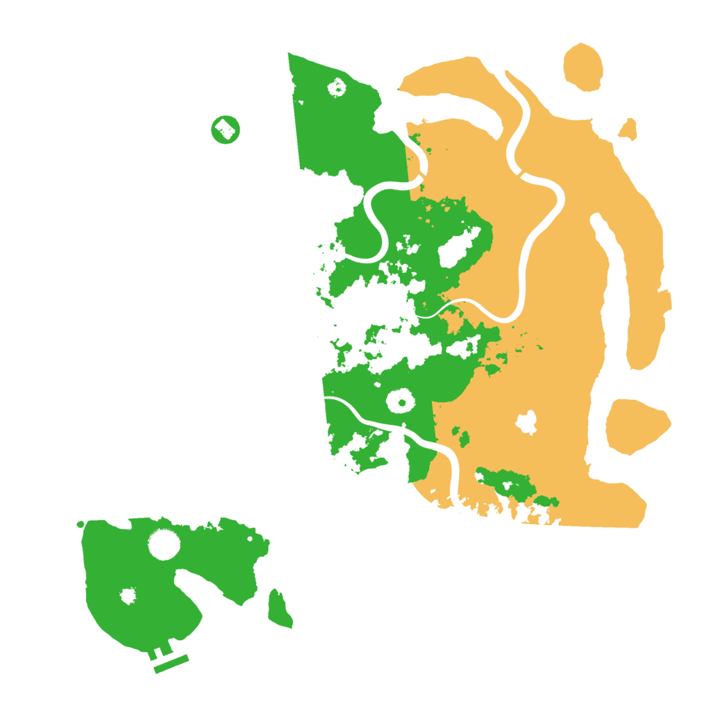 Biome Rust Map: Procedural Map, Size: 4000, Seed: 71551