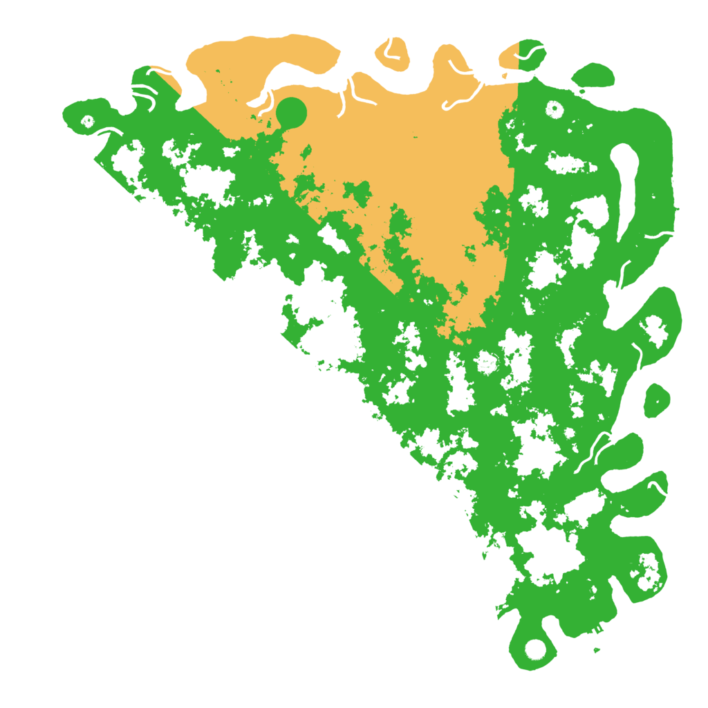 Biome Rust Map: Procedural Map, Size: 6000, Seed: 21429913