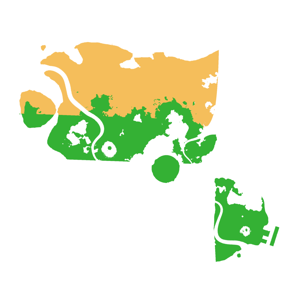 Biome Rust Map: Procedural Map, Size: 3000, Seed: 200820227