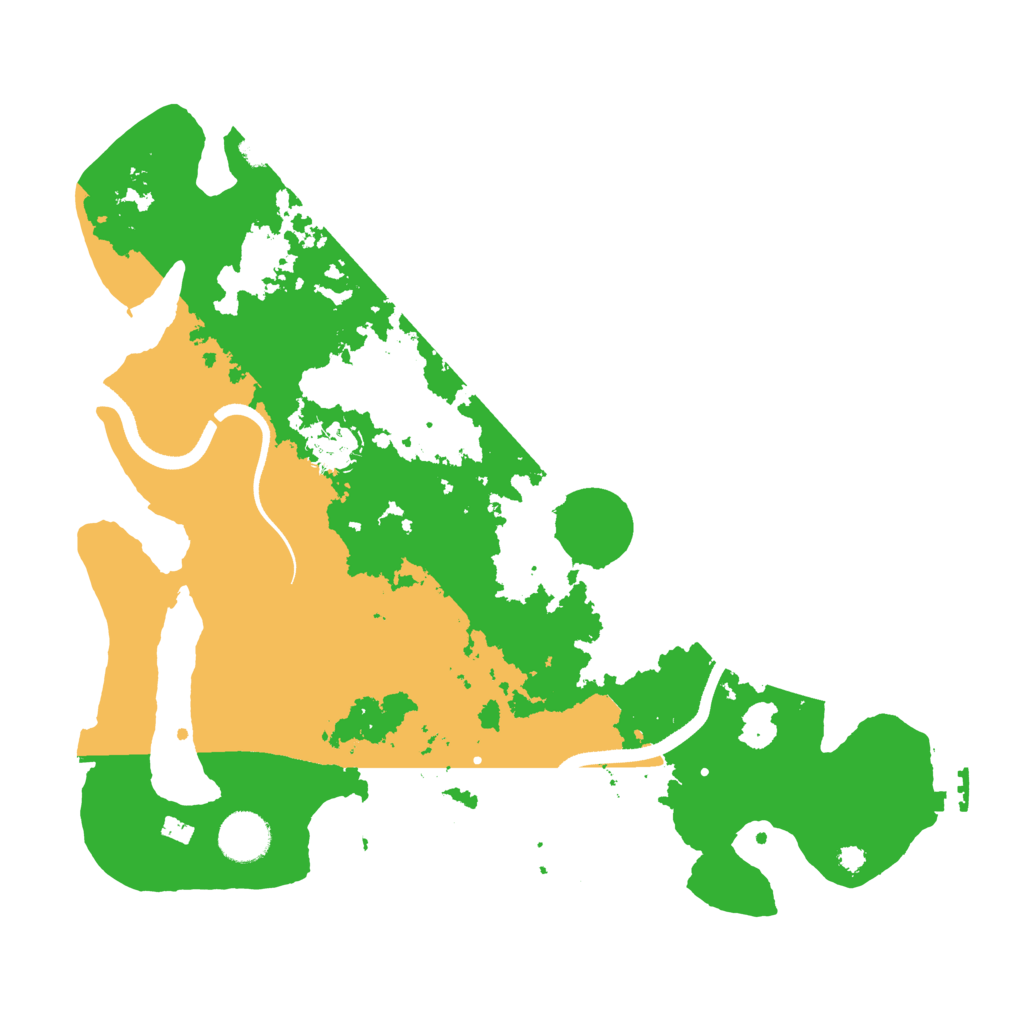 Biome Rust Map: Procedural Map, Size: 3550, Seed: 279822