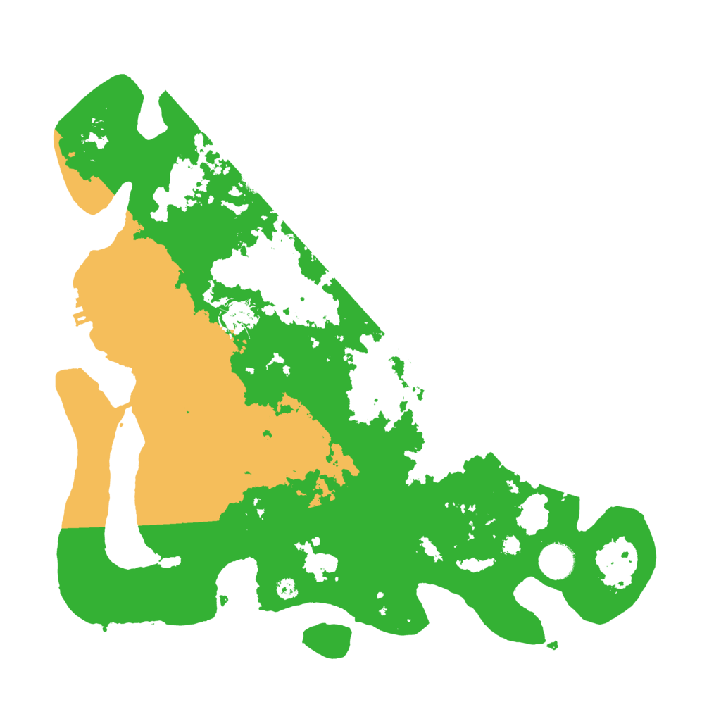 Biome Rust Map: Procedural Map, Size: 3550, Seed: 279822