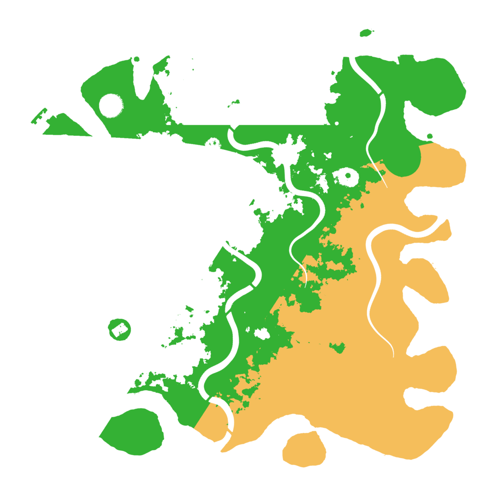 Biome Rust Map: Procedural Map, Size: 3700, Seed: 1733446535