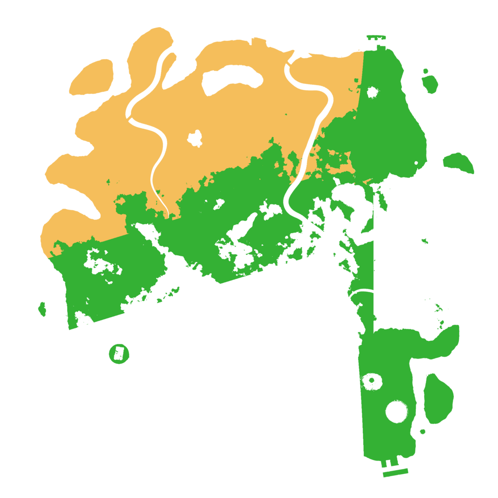 Biome Rust Map: Procedural Map, Size: 4000, Seed: 590720702