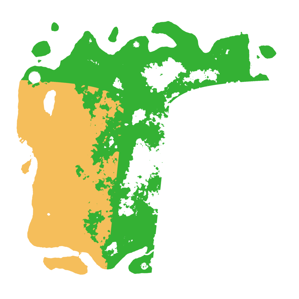 Biome Rust Map: Procedural Map, Size: 4500, Seed: 1667280846