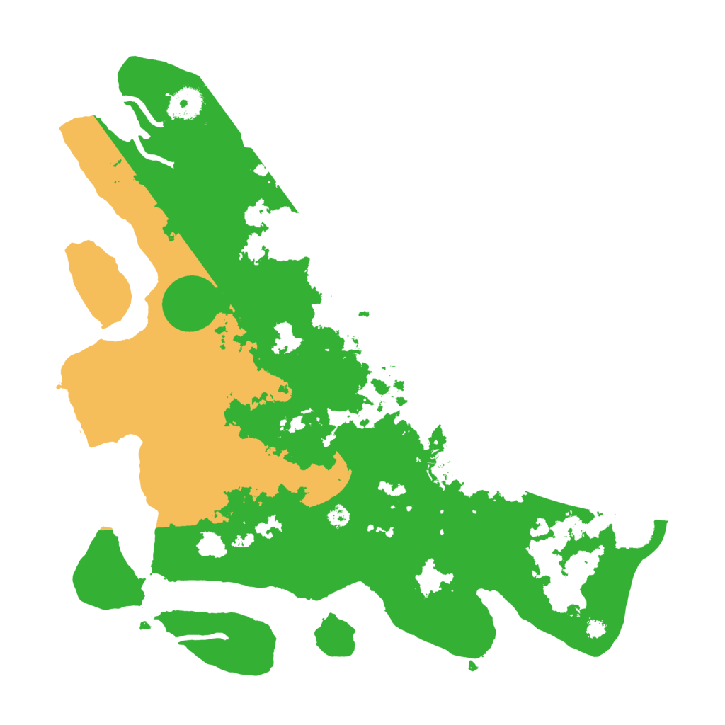 Biome Rust Map: Procedural Map, Size: 3500, Seed: 632833676