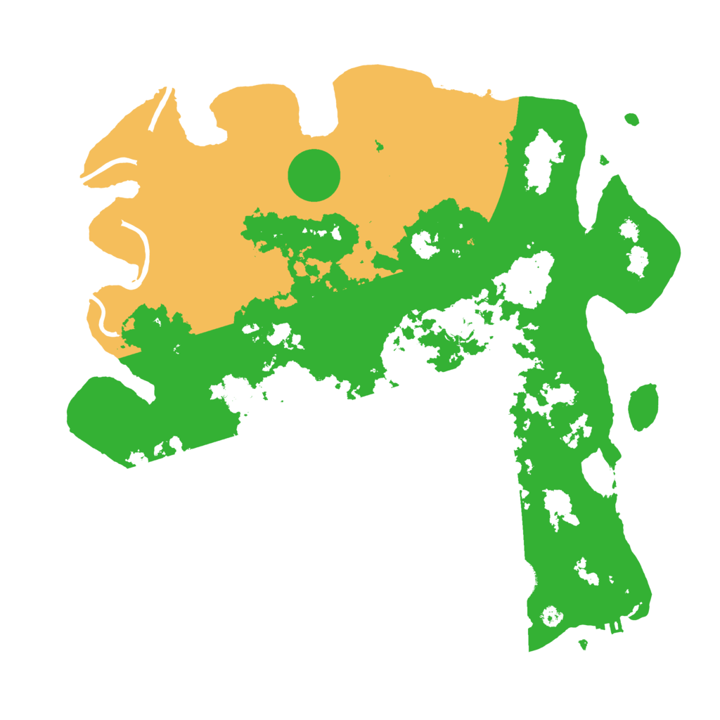 Biome Rust Map: Procedural Map, Size: 3620, Seed: 993459