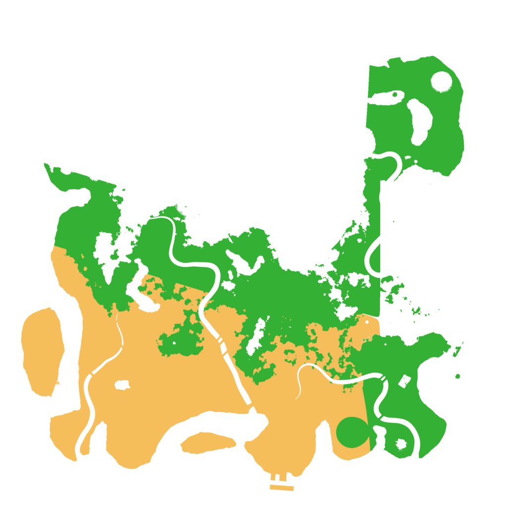 Biome Rust Map: Procedural Map, Size: 4300, Seed: 914558227