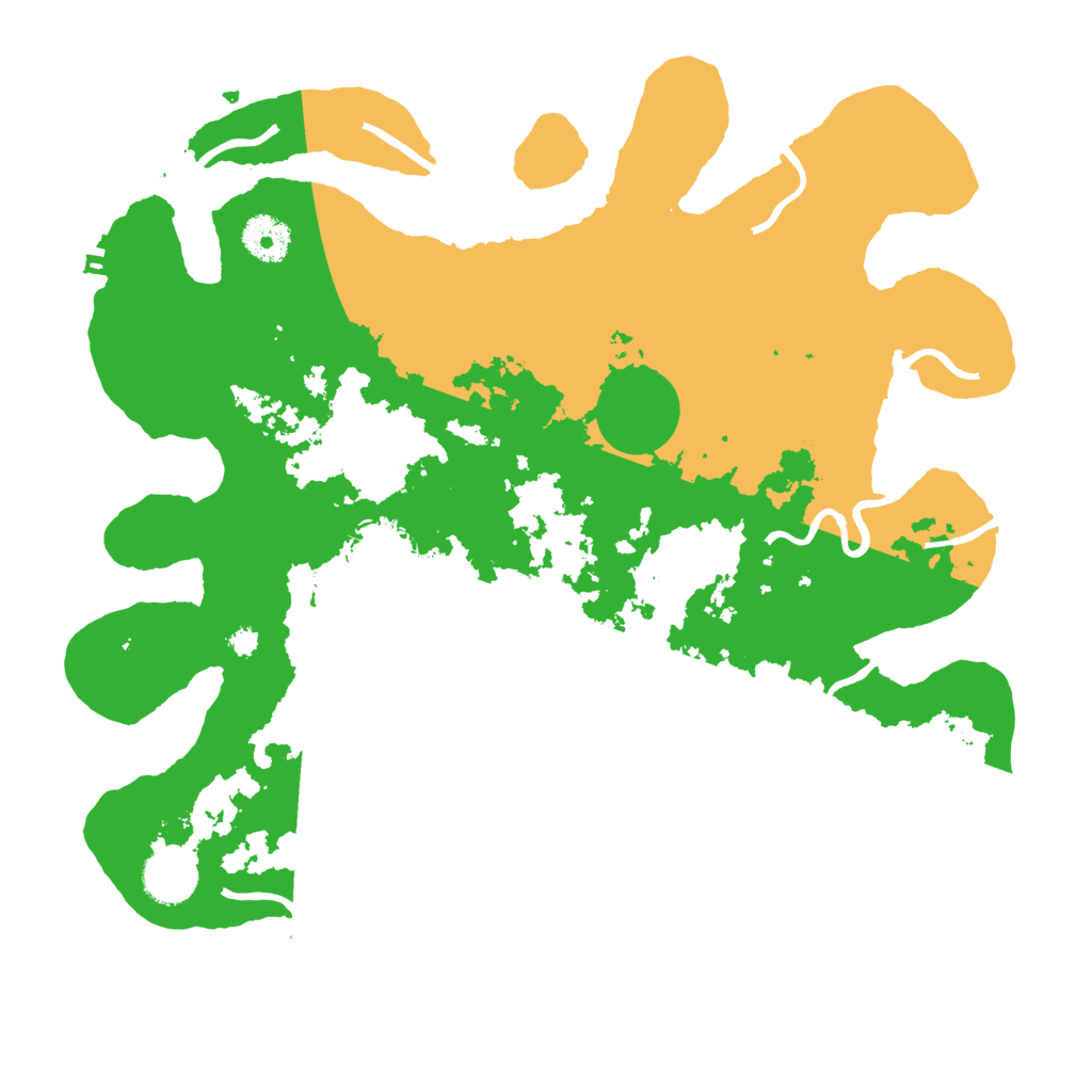 Biome Rust Map: Procedural Map, Size: 3500, Seed: 2114296225