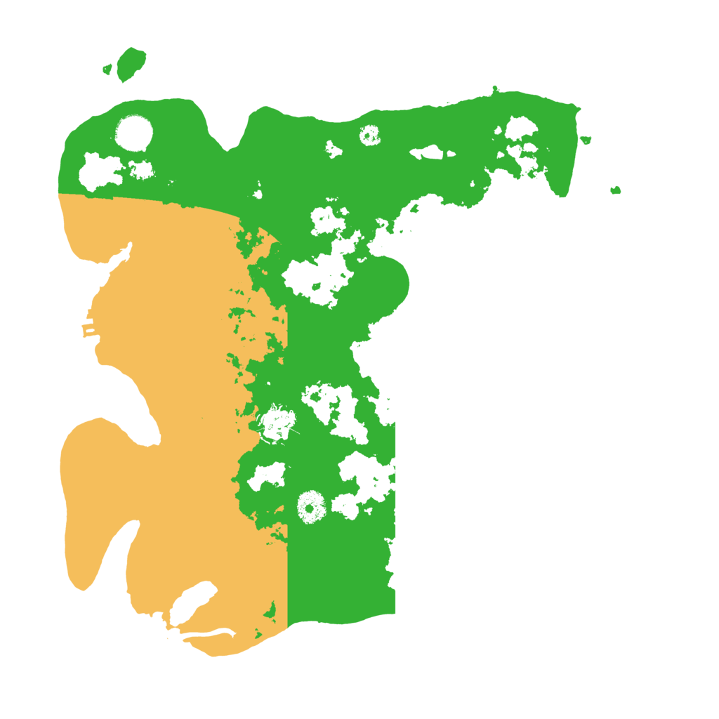 Biome Rust Map: Procedural Map, Size: 3500, Seed: 1393560962