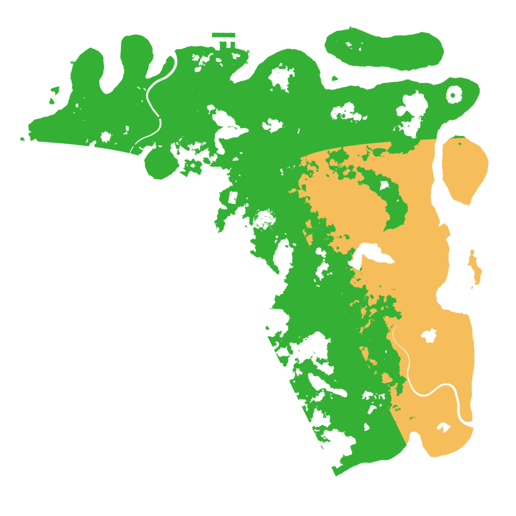 Biome Rust Map: Procedural Map, Size: 4500, Seed: 486178541